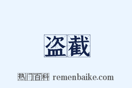 盗截是什么意思的图片